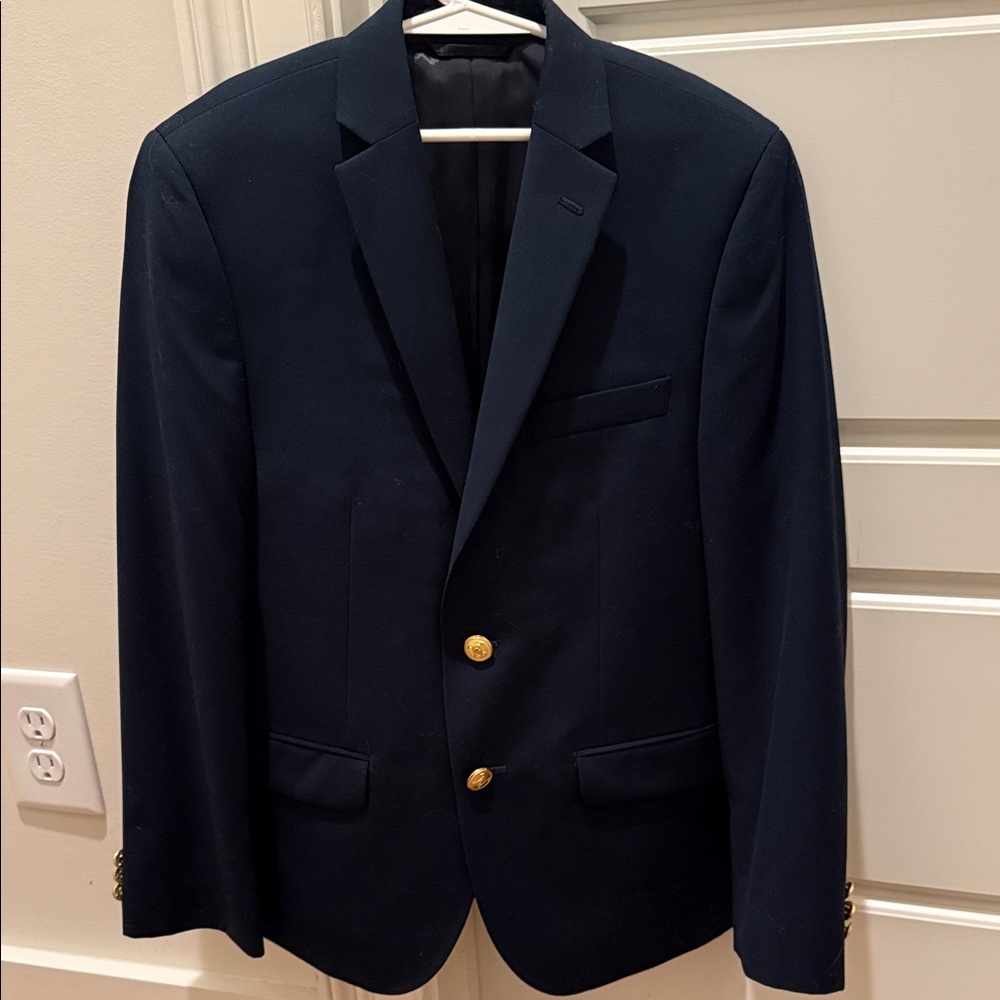 Lauren Ralph Lauren Navy Blazer with Gold Buttons